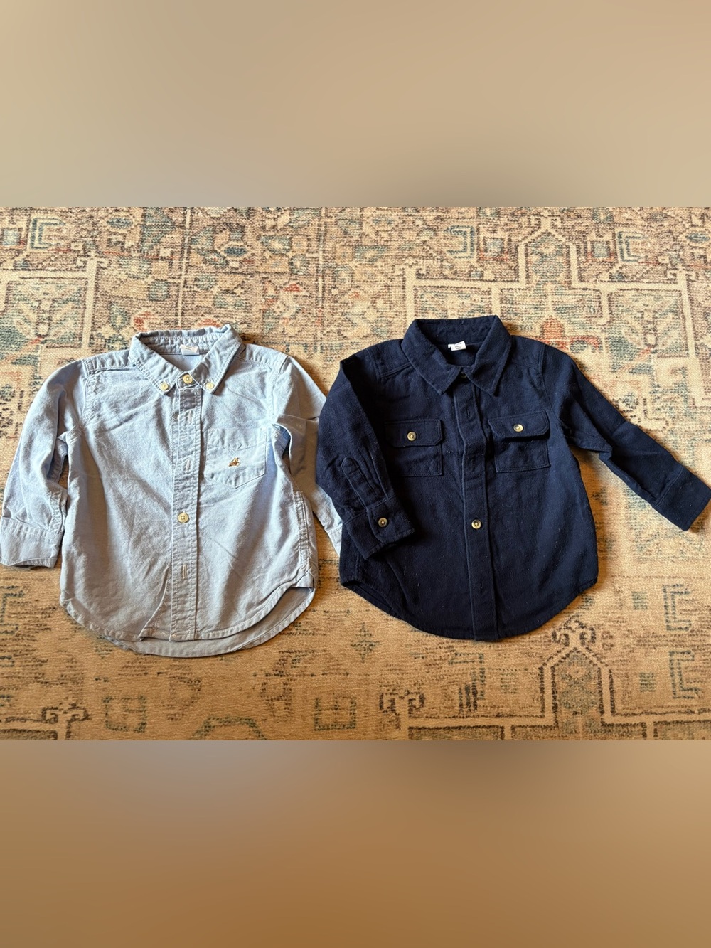 Gap & Old Navy Button down shirt bundle; boys 18/24 month